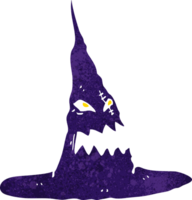 cartoon spooky witches hat png