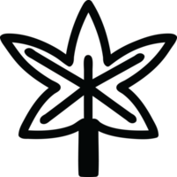 marijuana feuille icône symbole png