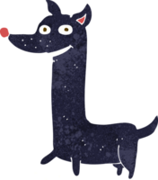 cachorro engraçado dos desenhos animados png