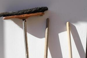 Hand tools for wet cleaning of premises photo