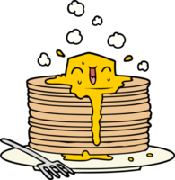 stack of tasty pancakes png
