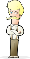 cartoon man with mustache png