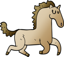 cartoon doodle magnificent stallion png