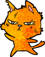 harte Cartoon-Katze png