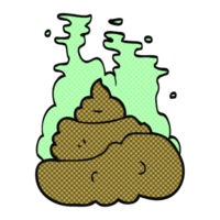 hand drawn cartoon gross poop png