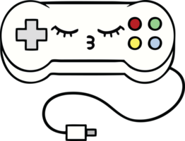 mignonne dessin animé de une Jeu manette png