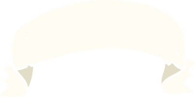 bannière de défilement de doodle de dessin animé png