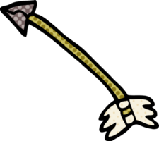 cartoon doodle primitive arrow png