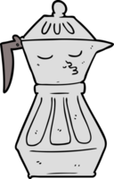 cartoon coffee pot png