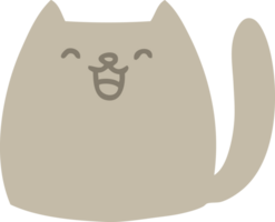 forme de chat de dessin animé mignon png