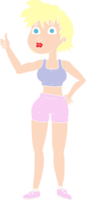 happy gym woman giving thumbs up symbol png