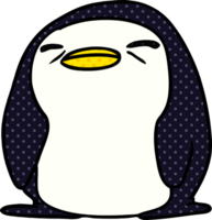 tekenfilm illustratie kawaii van een schattig pinguïn png