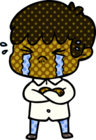 crying boy cartoon png