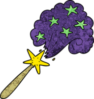 cartoon magic wand png