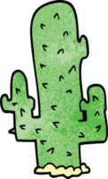 cactus de griffonnage de dessin animé png