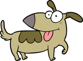 cartoon happy dog png