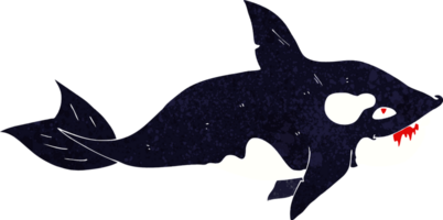 cartoon killer whale png