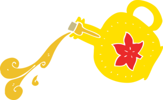 flat color illustration of maple syrup png