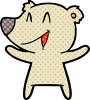 laughing bear cartoon png