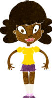 mujer bonita de dibujos animados png