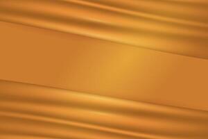 texture of silk, satin, drapery fabric on luxurious background. Portiere, curtain of golden color vector