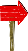 tecknad skylt png