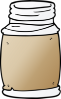 cartoon doodle of a storage jar png