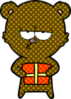 christmas bear cartoon png