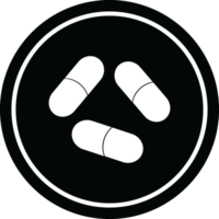 pillen PNG illustratie circulaire symbool