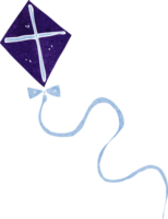 cartoon flying kite png