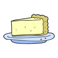 dibujado dibujos animados tarta de queso png