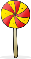 drawn cartoon candy lollipop png