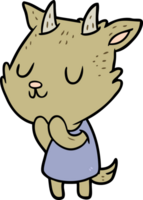 cute cartoon goat png