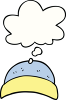 cartoon hat with thought bubble png