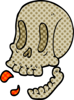 cartoon doodle skull png