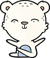 dibujos animados de oso polar png