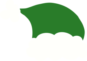 cartoon doodle elf hat png