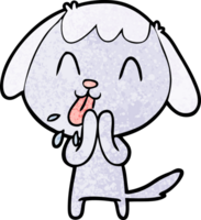 perro de dibujos animados lindo png