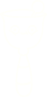 dibujo de tiza de campana de mano png