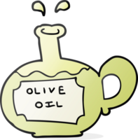 hand drawn cartoon olive oil png