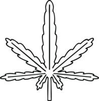 line drawing quirky cartoon marijuana png