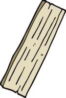 cartoon doodle plank of wood png