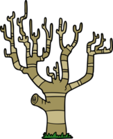 cartoon winter tree png