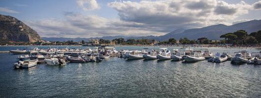 Mondello beach view 3 photo