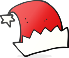 hand dragen tecknad serie santa hatt png