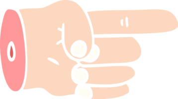 pointing hand symbol png