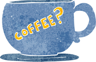 tecknad kaffemugg png