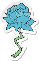 sticker of a cartoon flower png