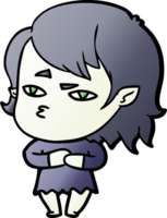 Cartoon-Vampir-Mädchen png