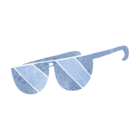 hand retro cartoon glasses png